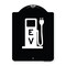 Signmission Ev Electric Vehicle Charging Station Heavy-Gauge Aluminum Sign, 24" x 18", BW-1824-24090 A-DES-BW-1824-24090 - alternate 1